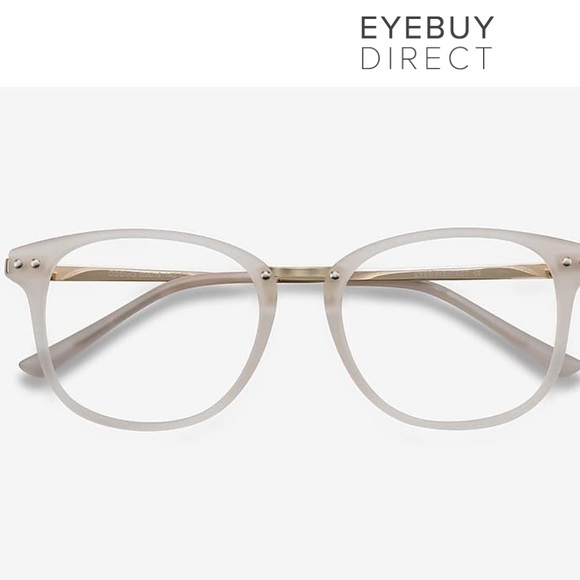 Eyebuydirect blue light blocking only cosmo glasses in frosted white - Picture 5 of 6